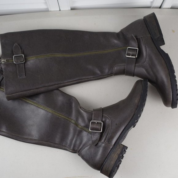 SKETCHERS WOMENS 6 or 6.5 BOOTS SHOES LEATHER - Picture 5 of 10